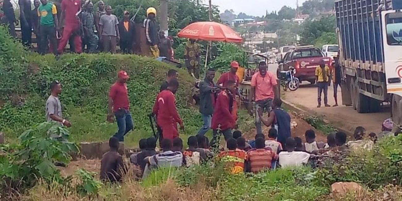 How Amotekun Operatives Acted After Catching A Truck Conveying Northern Youths In Ondo